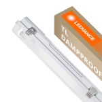 Ledvance LED Feuchtraumleuchte Feuchtigkeitsdicht Gehäuse Performance | Geeignet Für  1x120cm LED Röhre