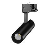 Noxion LED Schienenstrahler 3-Phasen Ecowhite Aluminium Schwarz 10W 840lm 36D - 830 Warmweiß