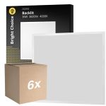 Multipack 6x Bright Choice LED Panel V2 Backlit 36W 3600lm - 840 Kaltweiß | 60x60cm - UGR <22