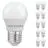 Mehrfachpackung 10x Noxion Lucent Classic LED E27 Kugel Fadenlampe Klar 4.5W 470lm - 827 Extra Warmweiß | Ersatz Für 40W
