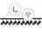 Bright Choice Komplettset 1-Phasen Rail L 2 x 2 Meter Schwarz | incl. 10x Spot + GU10 2700K 3W Dimmbar + Abschlusskappe, Stromanschluss und L -Verbinder