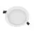 Ledvance Downlight Slim Alu Blanc 13W 1300lm 90D - 830 Blanc Chaud | Diamètre 150mm - IP44 