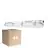 Lot 4x Ledvance Réglette LED Étanche Imperméable Value 18W 2160lm - 840 Blanc Froid | 60cm 