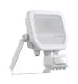 Ledvance Projecteur LED Aluminium Blanc 8W 1200lm 100D - 840 Blanc Froid | IP65 - Détecteur De Mouvement Et De Lumière - Symétrique