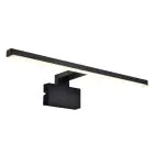 Nordlux Marlee 50 Applique Murale Métal Noir 8.9W 800lm - 930 Blanc Chaud | IP44 - Meilleur Rendu Des Couleurs