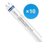 Multipack 10x Philips Tube LED T8 MASTER (HF) Ultra Output 24W 3500lm - 830 Blanc Chaud | 150cm - Équivalent 58W