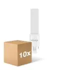 Lot 10x Noxion Lucent PL-S LED 2.8W - 830 Blanc Chaud | 2-Pins - Équivalent 5W